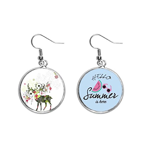 Pendientes de sandía y ciervos para lucir este verano