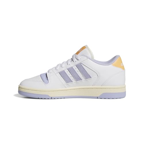 adidas Women's Break Start, White/Violet Tone/Hazy Orange, 7