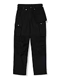 Carhartt Herren Washed Duck Multipocket broek Work Utility Pants, Schwarz, 42W / 32L EU