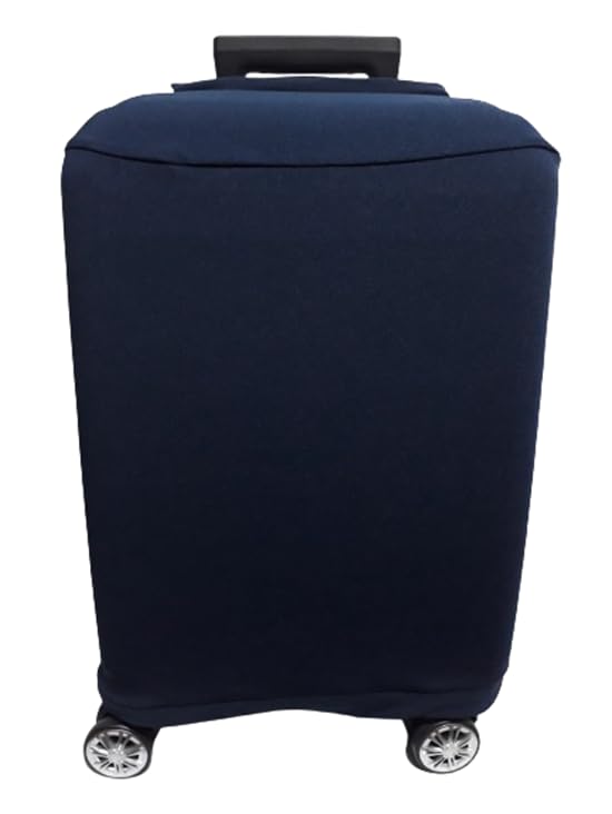 Capa para Mala de Viagem Malha Neoprene Azul Marinho (G)