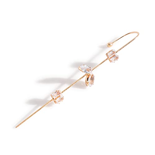 Image of SOHI Designer Cuff Earrings for women & girls, cute earrings for girls, fancy earrings for women stylish, fashion jewellery for women, Light Weight stylish, Cuff Earring, One Ear Cuff, Ear wire