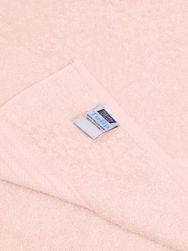 Image of Bombay Dyeing Towel 100% Cotton Tulip Bath Turkish Towel | 450 GSM, Super Soft & Ultra Absorbent | 75cm x 150cm | Hand Washable & Machine Washable (Powder Pink)