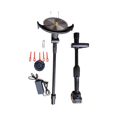 Cortacésped eléctrico, podadora inalámbrica con batería de litio, recargable, portátil, para el cuidado del césped para el hogar, jardines y céspedes