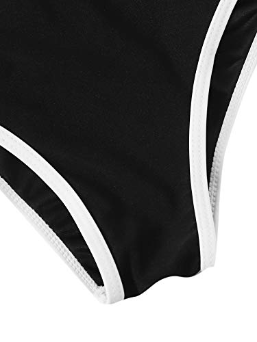 SweatyRocks Women's Three Piece Swimsuit Leaf Print Wrap Halter Top with Shorts Bikini Set4