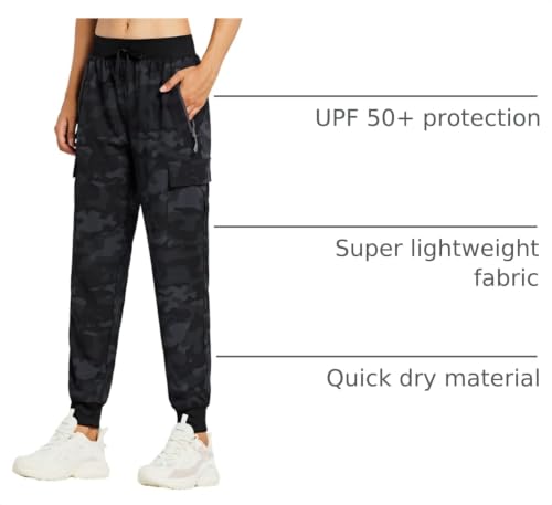 Image of Libin Women's Hiking Cargo Pants Quick Dry Joggers Petitle /Regular /Tall