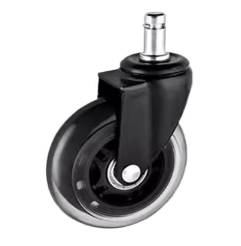 1個 ミュートキャスター 50KG ホイール 10mm 11mm 交換用オフィスチェア 回転ローラー 360度ホイール 家具ハードウェア(Without brake,2 inch)