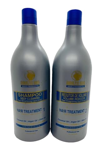 Tratamiento de Alisamiento Queratina Brasilera para Cabello Rizado Europeos