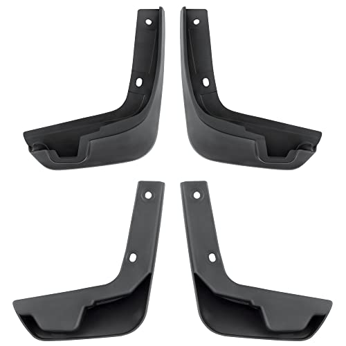 Image of BOXI Set of 4 Front and Rear Side Mud Flaps Splash Guards Fit for Nissan March Micra K13 2010 2011 2012 2013 All Engine Hatchback