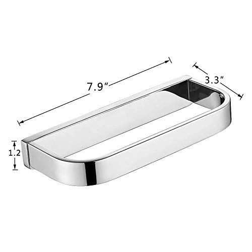 Aothpher Bathroom Oval Towel Ring Hand Towel Ring Sus 304 Stainless Steel Wall Mounted, Polished Finish #TOP6