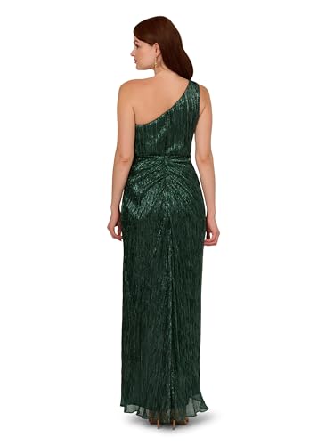 Adrianna Papell Women's Stardust Pleated Draped Gown2