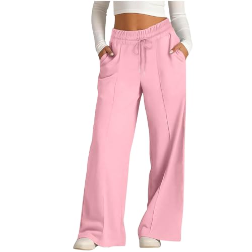 Wide Leg Sweatpants Women High Waisted Baggy Joggers Loose Fit Athletic Sweatpants Soft Lightweight Joggers 2025