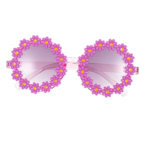 NOLITOY Children's Sunflower Sunglasses for Boys and Girls UV Protection Fun Shades Adorable Floral Design for Outdoor Activities