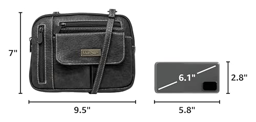 Image of MultiSac Zippy Triple Compartment Crossbody Bag