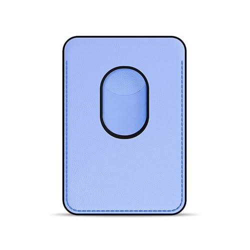 Image of GRIPP Mag Pocket Stand Wallet Card Holder Compatible with Mag-Safe for iPhone 17 /16 /15 /14 /13 /12 Series & All Mag-Safe Phone Cases, Built-in Stand, Strong Magnetic Alignment - Light Blue