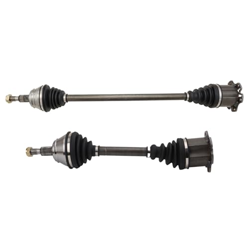 Image of TRQ Front Driver and Passenger Side CV Axle Assembly Set 2 Piece Compatible with 2003 Volkswagen Golf GTI 1.8T Automatic, 2005-2006 Golf GTI 1.8T Automatic, 2004 1.9L
