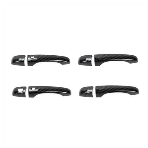 Poignée de porte pour Chrysler 300 et 300c de 2011 à 2023 garniture noire satinée