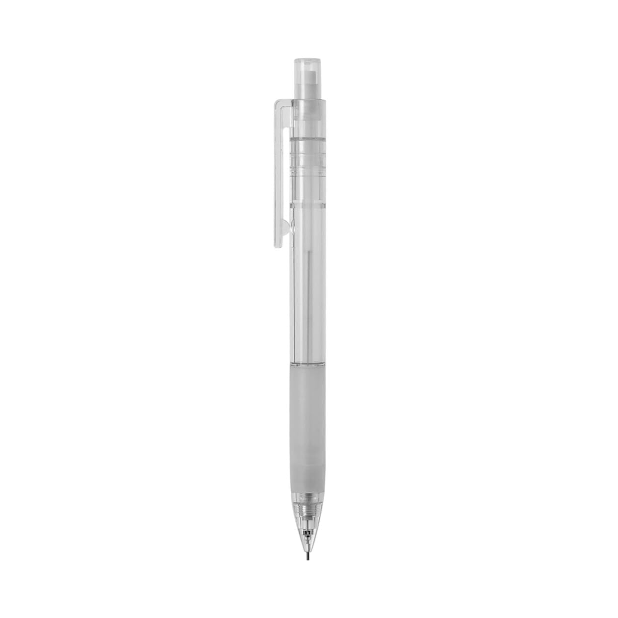 MUJI-無印良品-Professional Mechanical Pencil, 0.5 mm Lead, Rubber Grip, Retractable with Eraser, Japanese Crafted (3)