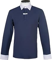 HKM Herren Davie Turniershirt, Dunkelblau, M