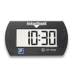 Needit elektronische Parkscheibe Park Mini I automatische Parkscheibe elektrisch mit Zulassung vom Kraftfahrt-Bundesamt I Digitale Parkuhr mit 2 Displays I maximale Funktion in minimalem Format