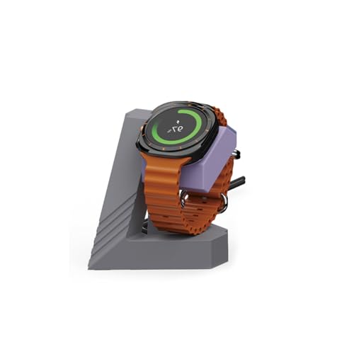 高速充電プ??ラットフォームパワードックステーションホルダーベース時計 7/6/5 に適した幾何学的なスタンド安全なグリップエレガントな外観スマートウォッチ充電器ドック