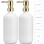 White Bottle + Golden Pump