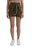 Junge Shorts edc by ESPRIT Damen 051CC1C302 Shorts, 350/KHAKI Green, 40
