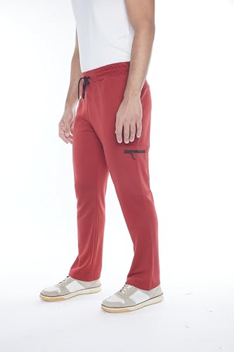 Mens Sweatpants 3-Pack Tech Fleece Cargo Active Athletic Pants with Cargo Zipper Pockets and Drawstring. Sizes: XS to 3XL.2