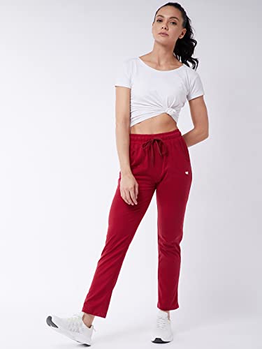 Image of Modeve Women Cotton Blend Track Pant for Summer