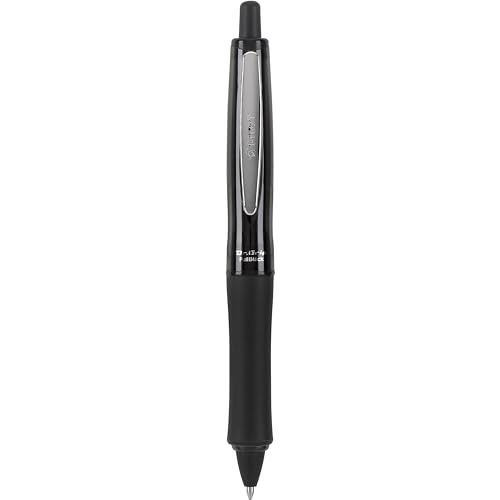 Pilot Dr. Grip FullBlack Retractable Ball Point Pen, Medium Point, Black Ink, Single Pen (36193)