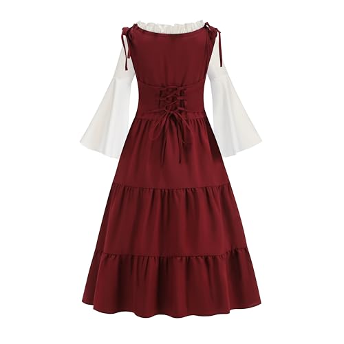 Disfraz medieval para niñas, princesa renacentista miniatura 4