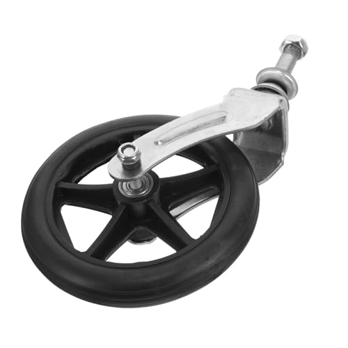 Zynphancer 車椅子用交換フロントフォークアセンブリ ? ベアリング付きで安定走行と優れた機動性を実現、幅広ホイール採用 (25.00X14.50X3.70CM,アソートカラー)