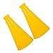 WOONEKY 2pcs Cheer Megaphones Handles for Sports Events Party Blowers Noise Makers Bright Design