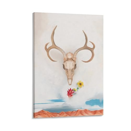 Toile de peinture moderne Georgia O'Keeffe Jour d'Été pour déco chambre 60x90