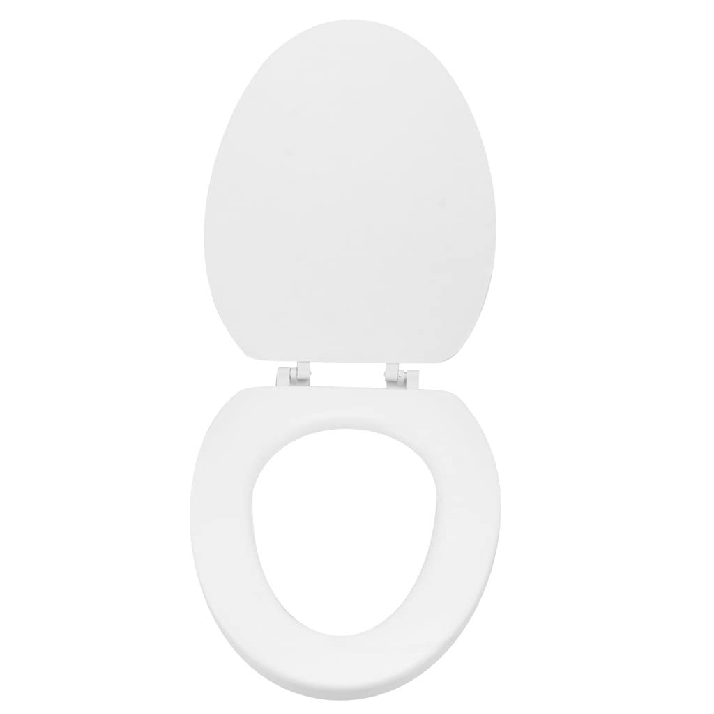 Mobygkfy Wit Universal Toilet Seat Lid Thicken Cover Gasket Foaming Soft Thickened