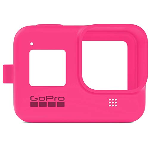 Funda GoPro Hero 8 silicona amarilla accesorio protección cámara acción con correa cuello