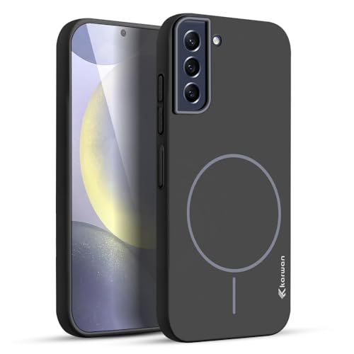 Image of KARWAN️Magnetic Ultra Slim-Fit Back Case Cover for Samsung Galaxy S21 FE |Hard PC Case Cover| Ultra-Thin & Light Weight with [Ultra Premium Feel] Case for Samsung Galaxy S21 FE(6.4 inch)(Black)