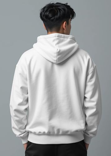 Image of Peppyzone Cotton Fleece Solid Hoodies for Men - Premium Cotton | Winter Collection