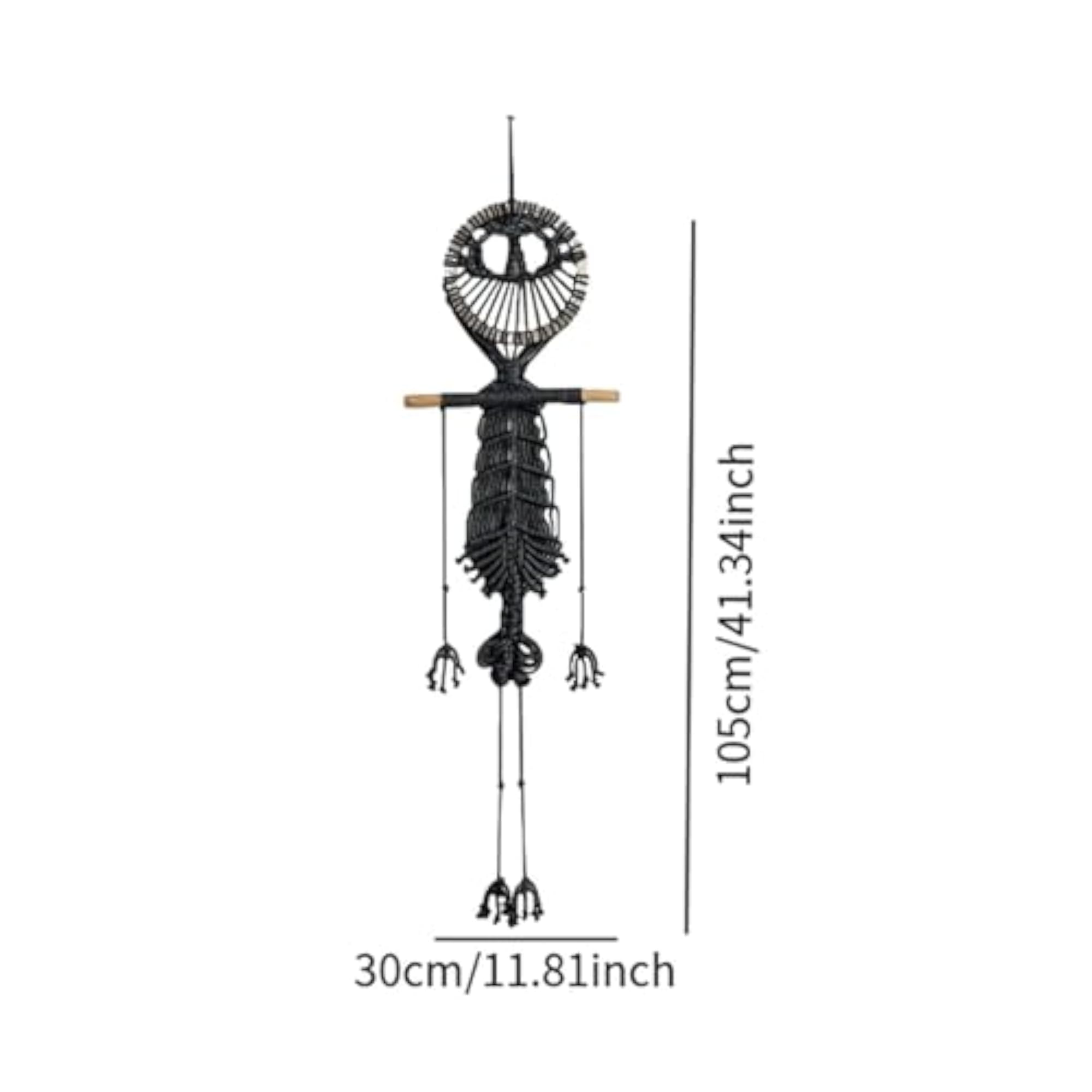 Bohemian Human Skeleton Tapestry Wall Hanging Decor