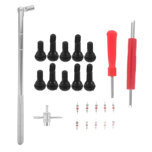 Cabilock 36pc Tire Valve Tool Kit Tr412 Tr413 Valve Remover Installer for Car Tire Maintenance