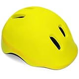 Gudook Casco infantil de bicicleta para niños/niñas de 3-8 años, protección para patinete y patinaje (amarillo)
