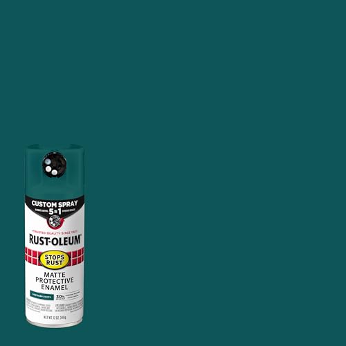Image of Rust-Oleum Stops Rust 5-in-1 Spray Paint, Matte Northern Light Green