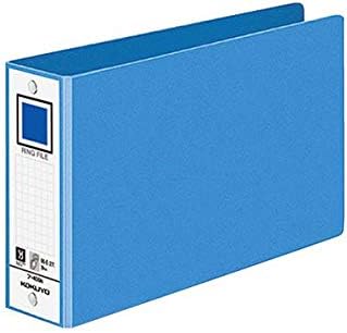 コクヨ リングファイル 色厚板紙表紙B6ヨコ 2穴 330枚収容 背幅53mm 青 フ-409NB 1セット(40冊) top1-d