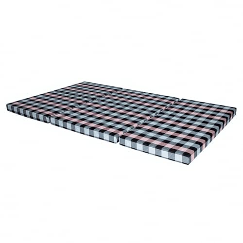 Image of PSR Folding Mattress, Foldable, Lightweight, Travel, Outdoor Camping, Cotton, Portable Mattress, Floor Sleeping Mat for Sleeping Epe Foam Slim Mattress for Single Bed (72 inchX36 inchX2 inch) (1)