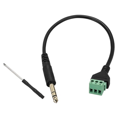 Cable adaptador de audio Jack 6.35mm 30 cm miniatura 1