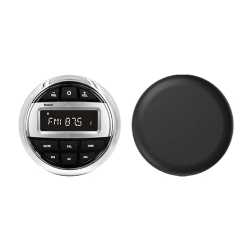 GIWFBQTR Protectora de Silicona Suave para Radio Marina, Reproductor de MP3 y Radio FM para, Resistente Al Agua, para UTV, ATV, SPA, RZR