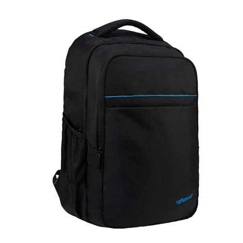 Image of F Gear Titan 32L Black Laptop Backpack for Men & Women | Fits upto 17 Inch Laptop |2 Compartments with Front Organizer & 1 Pocket | Padded Shoulder Straps & Air-Mesh Back Panel | 1 Year Warranty