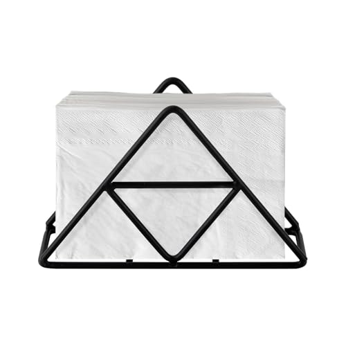 Servilletero - Servilletero triangular negro, dispensador de servilletas para gastronomía, bar, camping, baño