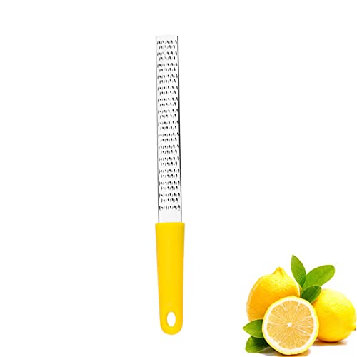 Zester Reibe, Zester Reibe Edelstahl, Zester Edelstahl Reibe mit Holzgriff, Zester Küchenreibe, Zitronenreibe,Zitronenreibe Zester Reibe, Zitrus Reibe, Parmesanreibe, Muskatnussreibe, Käsereibe Zester