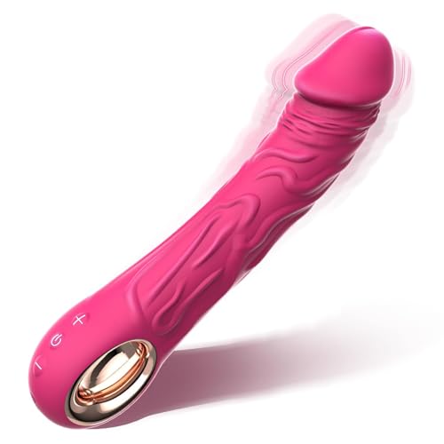 G Spotting Stimulator for Women Oragasm, Pink 10x Vibration 9 inch Soft Flexiable, Viboators Toys Quiet Y19D