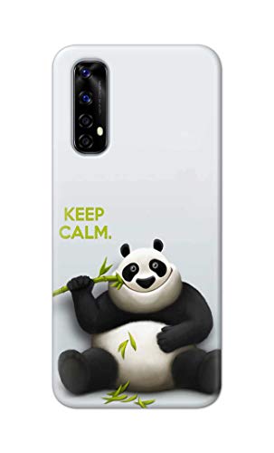 Image of PRINTFIDAA� Printed Hard Back Cover Case for Realme Narzo 20 Pro | Realme 7 | Realme Narzo 30 4G Back Cover (Cartoon Panda) -2808